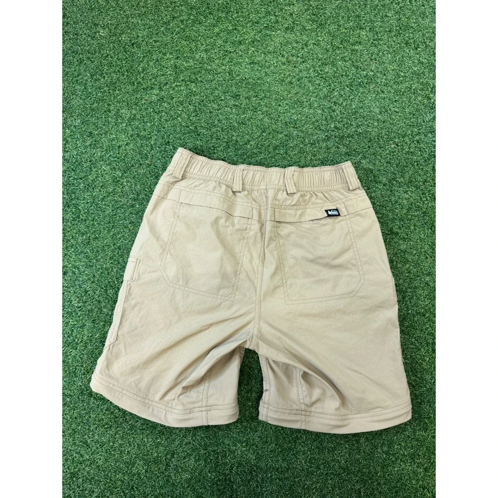 REI Co-op Sahara Cargo Shorts Tan Khaki‎ Hiking Outdoor Mens Size 6